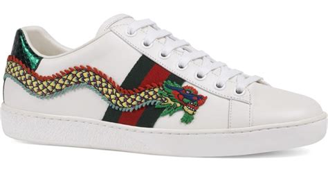 ace gucci dragon|Gucci ace tennis shoes.